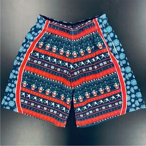 Lacrosse Unlimited Shorts Mens Small Winter Snowman Lax Ugly Christmas Sweater